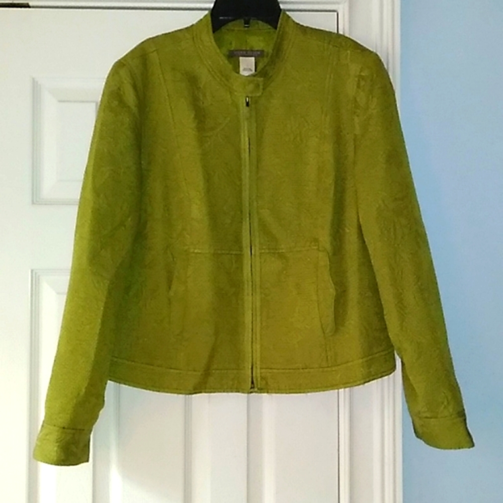 Sigrid Olsen Collection Green Jacket size women's large